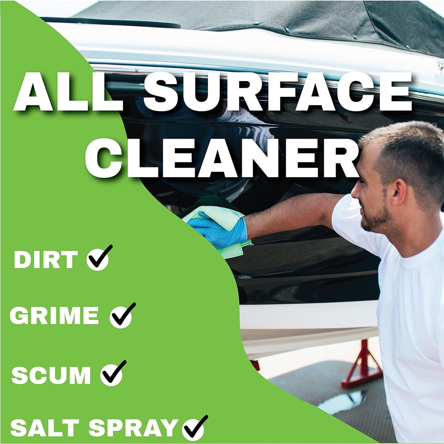 Biodegradable Marine Boat Wash X Wax, Eco Safe, Super concentrated formula Blackhawk Performance