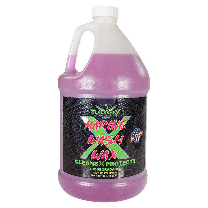 Biodegradable Marine Boat Wash X Wax, Eco Safe, Super concentrated formula Blackhawk Performance