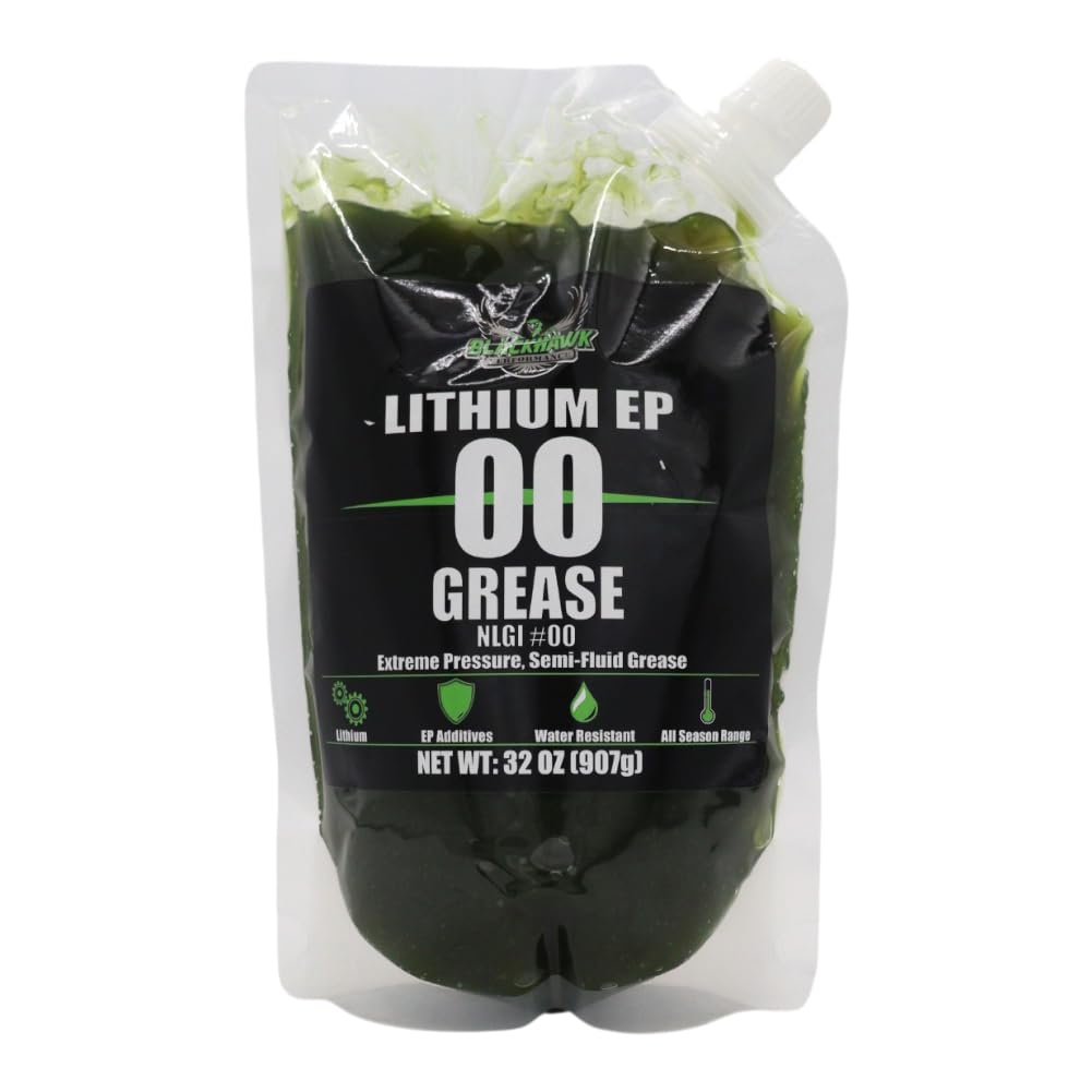 Lithium EP00 Grease for Centralized Lubrication Systems and Gear Boxes - 32 oz EZ Squeeze Pouch
