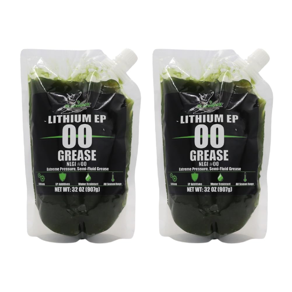 Lithium EP00 Grease for Centralized Lubrication Systems and Gear Boxes - 32 oz EZ Squeeze Pouch