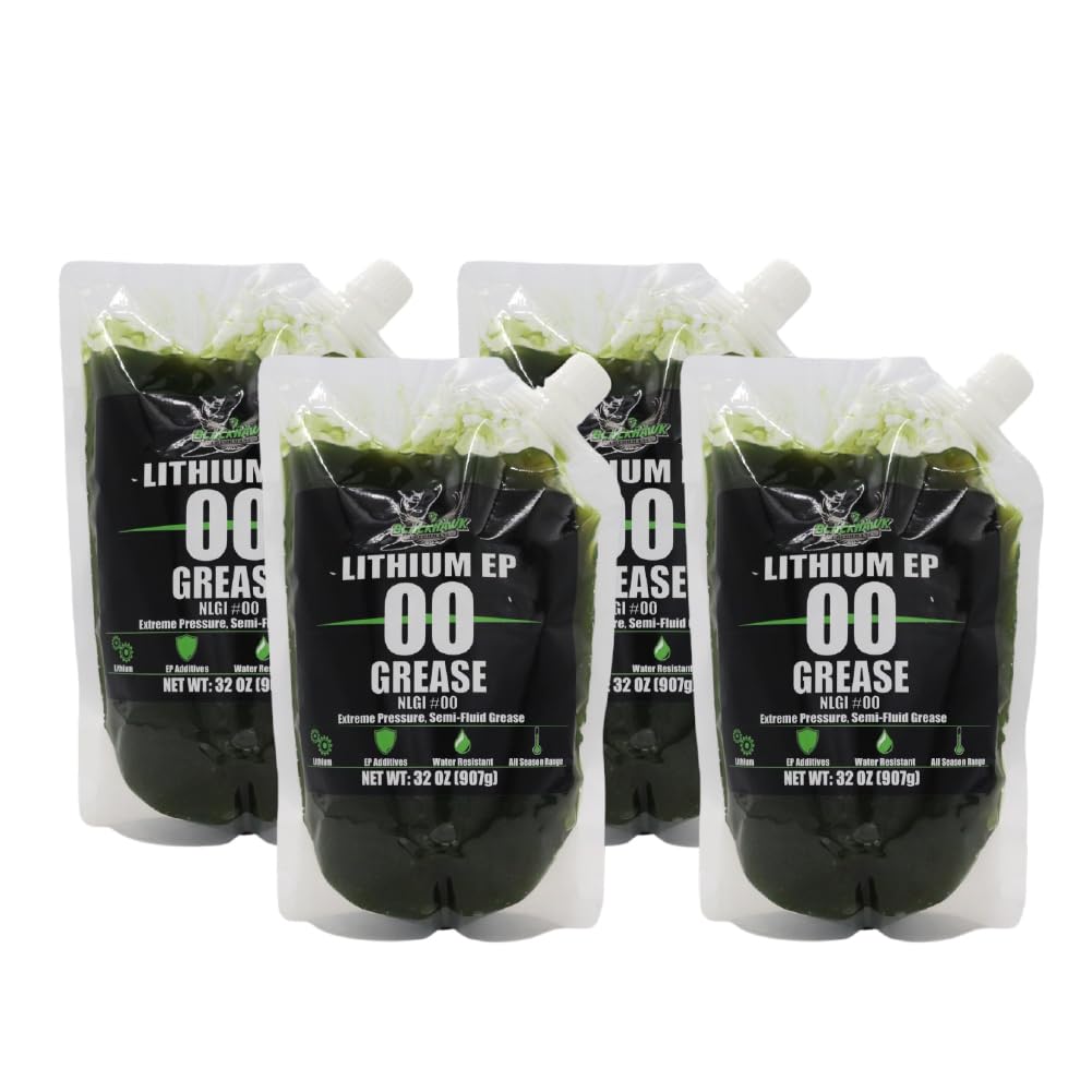 Lithium EP00 Grease for Centralized Lubrication Systems and Gear Boxes - 32 oz EZ Squeeze Pouch