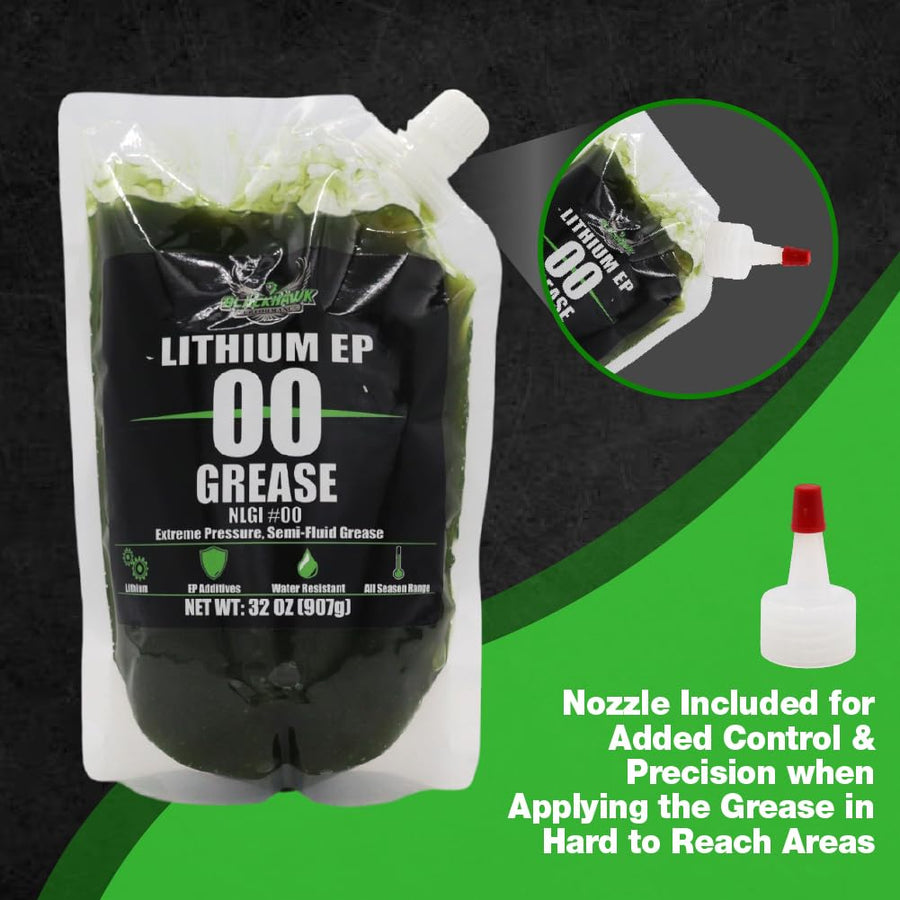 Lithium EP-00 Grease – 32 oz EZ-Squeeze Pouch