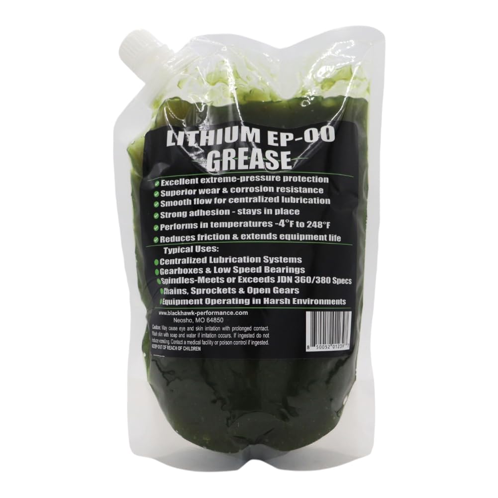 Lithium EP00 Grease for Centralized Lubrication Systems and Gear Boxes - 32 oz EZ Squeeze Pouch