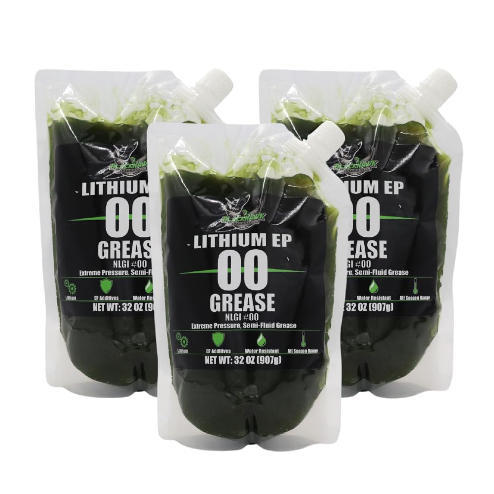 Lithium EP00 Grease for Centralized Lubrication Systems and Gear Boxes - 32 oz EZ Squeeze Pouch