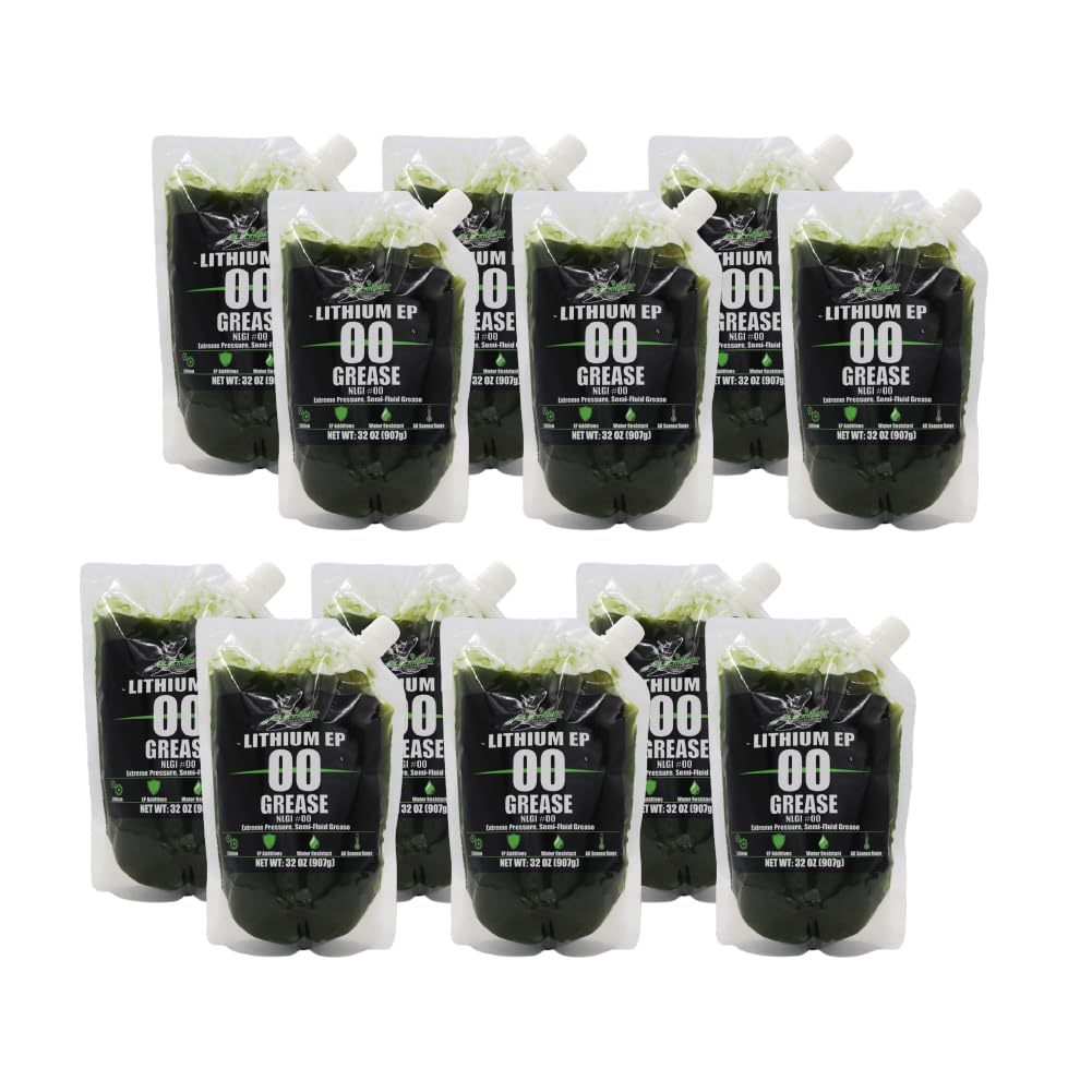 Lithium EP00 Grease for Centralized Lubrication Systems and Gear Boxes - 32 oz EZ Squeeze Pouch
